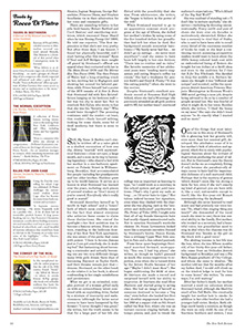 Pages of March issue of The London Review of Books and The Wire Magazine